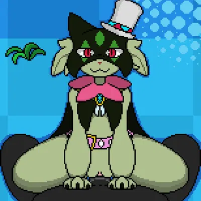 phantom thief style meowscarada (nintendo, pokemon) created by imactuallygarbage