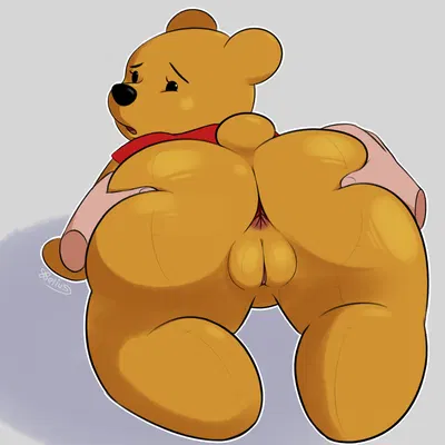 pooh bear (disney, winnie the pooh (franchise)) created by xelius