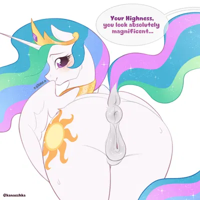 princess celestia (mlp) (friendship is magic, hasbro) created by kanaeshka