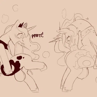 princess celestia (mlp), princess luna (mlp) (friendship is magic, hasbro) created by cold-blooded-twilight