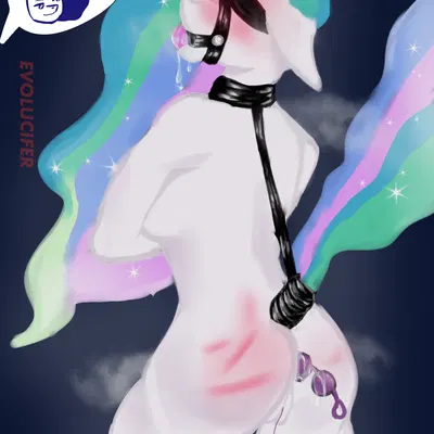 princess celestia (mlp), princess luna (mlp) (friendship is magic, hasbro) created by evolucifer