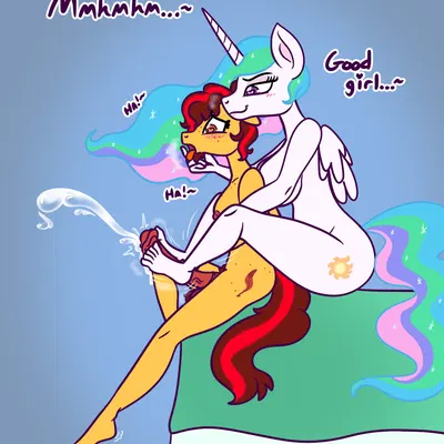 princess celestia (mlp), sunshine sketch (oc) (friendship is magic, hasbro) created by erynerikard