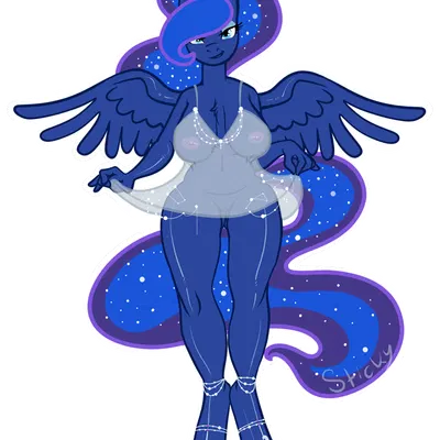 princess luna (mlp) (friendship is magic, hasbro) created by stickycrop