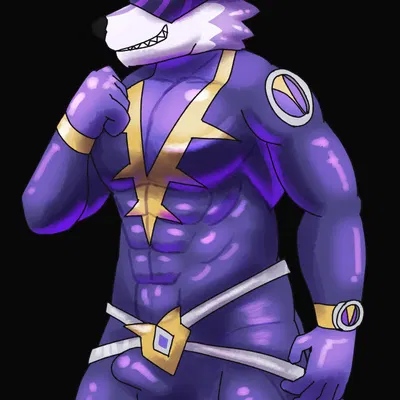 purple wolf villain (live a hero), wolf villain (live a hero) (lifewonders, live a hero) created by haha-yea, tennanik