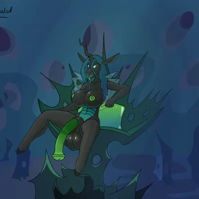 queen chrysalis (mlp) (friendship is magic, hasbro) created by spesssmutcentral