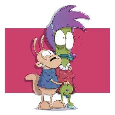 rachel bighead, rocko rama (nickelodeon, rocko's modern life) created by jodero