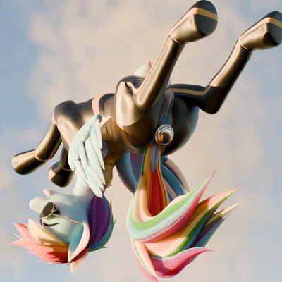 rainbow dash (mlp) (friendship is magic, hasbro) created by haolde