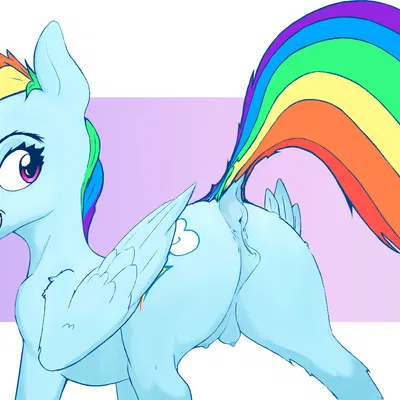 rainbow dash (mlp) (friendship is magic, hasbro) created by owlwaslie