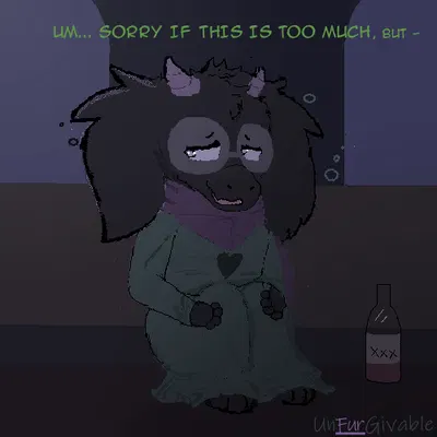 ralsei (deltarune, undertale (series)) created by unfurgivable