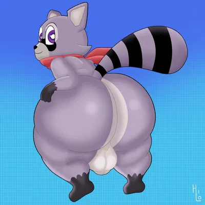 rambley raccoon (indigo park) created by itsme hilo