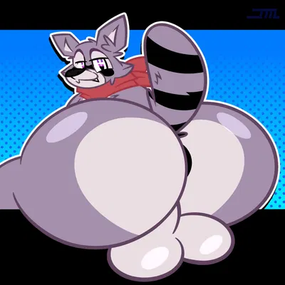 rambley raccoon (indigo park) created by jaymisc