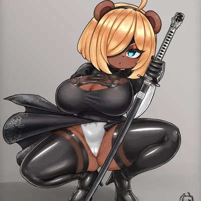 reina (nightlycatgirl), yorha 2b (nier automata, platinumgames) created by nightlycatgirl