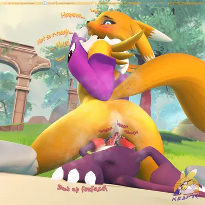 renamon (kespr) (bandai namco, digimon) created by kespr