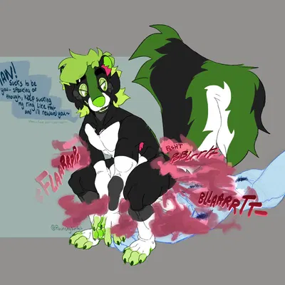 ricky (raunchysurfeit), ych (character) created by raunchysurfeit