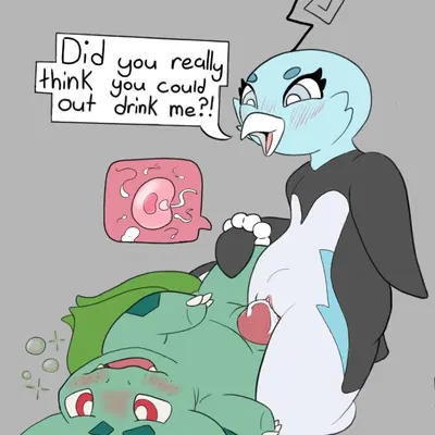 rooty (leakyroot), shiver (flowerbud) (nintendo, pokemon) created by flowerbud