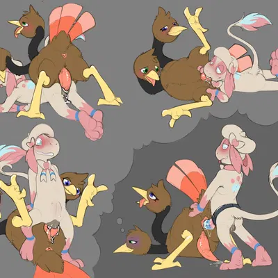 roxanne (otterjunk), zoey (twilight kirin) (nintendo, pokemon) created by benji (artist)