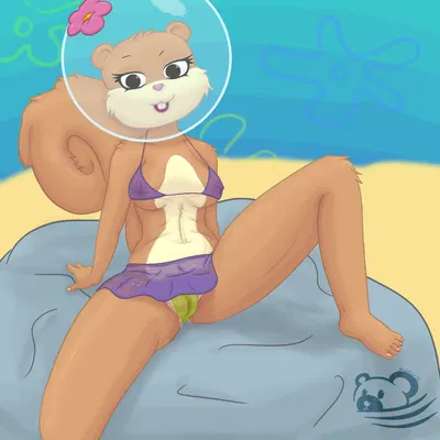 sandy cheeks (nickelodeon, spongebob squarepants) created by kumachi