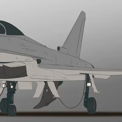 sharptail (eurofighter gmbh, eurofighter typhoon) created by 3apa3a