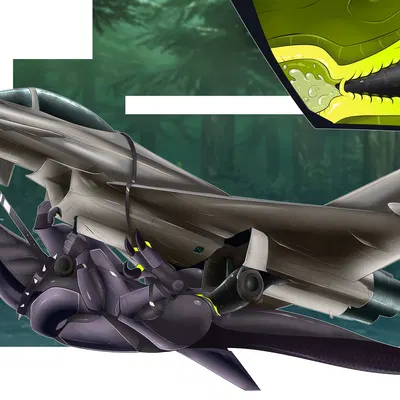 sharptail, zetta (3apa3a) (eurofighter gmbh, eurofighter typhoon) created by 3apa3a