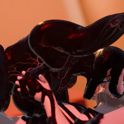 she-venom, venom (marvel) (marvel, spider-man (series)) created by mildmeat