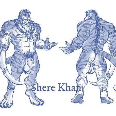shere khan (asian mythology, hindu mythology) created by hotsatyr