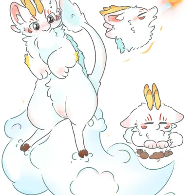 sibuxiang the kirin (fabulous beasts) (asian mythology, chinese mythology) created by lin1435489 (artist)