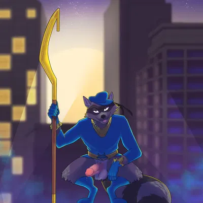 sly cooper (sly cooper (series), sony corporation) created by floofthefennec