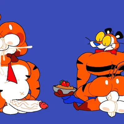 soups (superiorfox), tony the tiger (frosted flakes, kellogg's) created by superiorfox