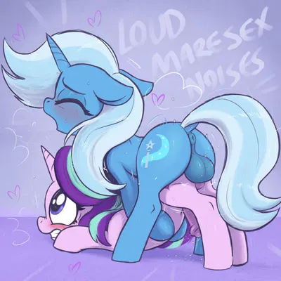 starlight glimmer (mlp), trixie (mlp) (friendship is magic, hasbro) created by t72b