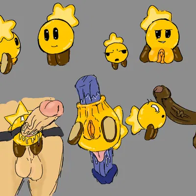 starlow (mario and luigi (series), mario bros) created by dustbunny404