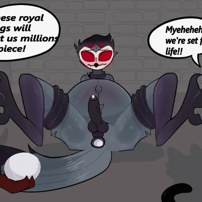 stolas (helluva boss) (hellaverse, helluva boss) created by halfpricesouls