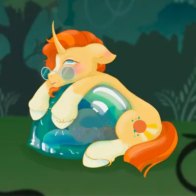 sunburst (mlp) (friendship is magic, hasbro) created by melassa