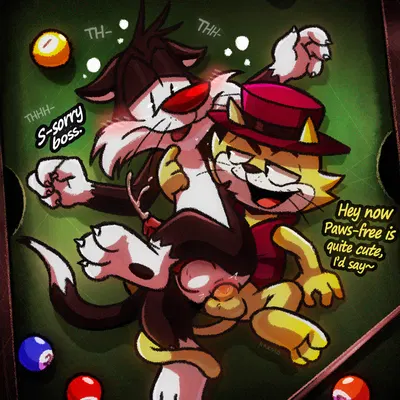 sylvester (looney tunes), top cat (hanna-barbera, looney tunes) created by kazoko (artist)