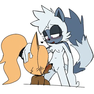 tangle the lemur, whisper the wolf (idw publishing, sega) created by lettuce (artist)