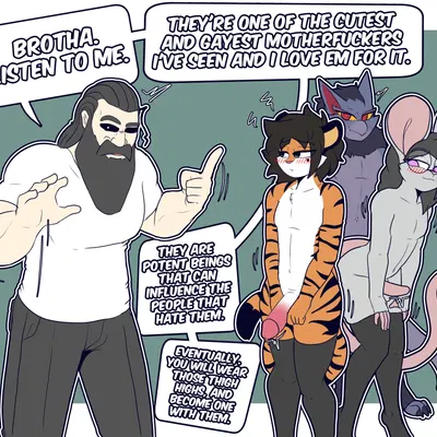 the man (character), tiger boy (vex714) (capcom, monster hunter) created by the man