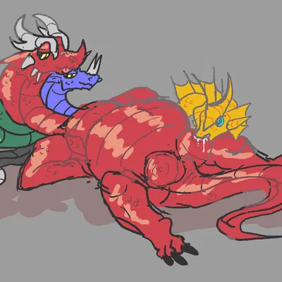 tiamat (dnd) (dungeons and dragons, european mythology) created by woodhouse3d