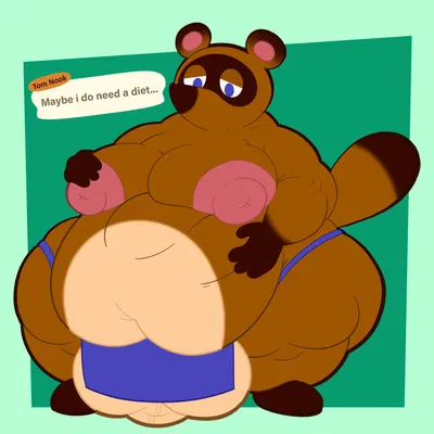 tom nook (animal crossing) (animal crossing, nintendo) created by itsme hilo