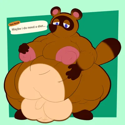 tom nook (animal crossing) (animal crossing, nintendo) created by itsme hilo