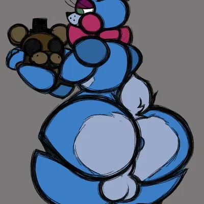 toy bonnie (fnaf) (five nights at freddy's, five nights at freddy's 2) created by thfooxxir