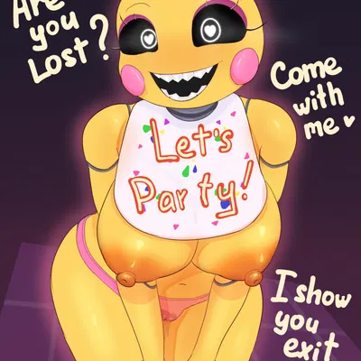 toy chica (fnaf) (five nights at freddy's, five nights at freddy's 2) created by frezezyk