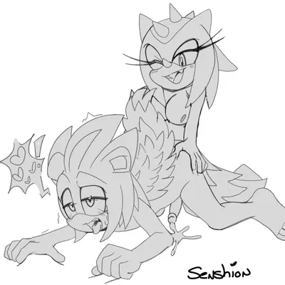 trip the sungazer (sega, sonic the hedgehog (series)) created by senshion