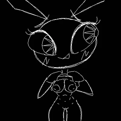 vibri's cousin (vib-ribbon) created by vussybussy