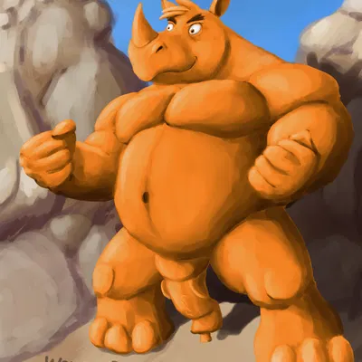 wonton (wontonrhino) created by wontonrhino