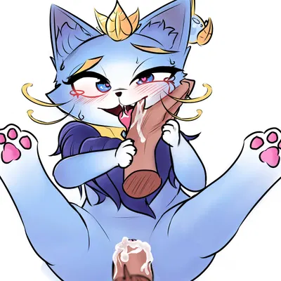 yuumi (lol) (league of legends, riot games) created by sajji