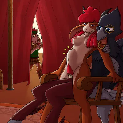 acadia (aoh), marius (aoh), zayin (aoh) (archaeologists of huacaya, european mythology) created by kymsnowman