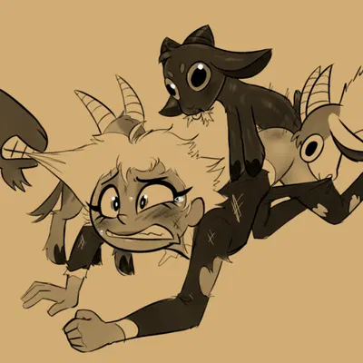 agent two, lil buddy (helluva boss) (hellaverse, helluva boss) created by soulcentinel