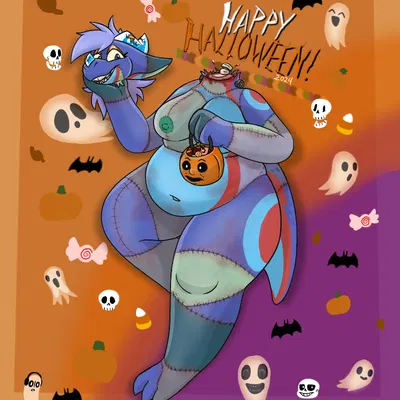 akira (rustyfoxdraws), akira orion (rustyfoxdraws), napstablook (halloween, mythology) created by rustyfoxdraws