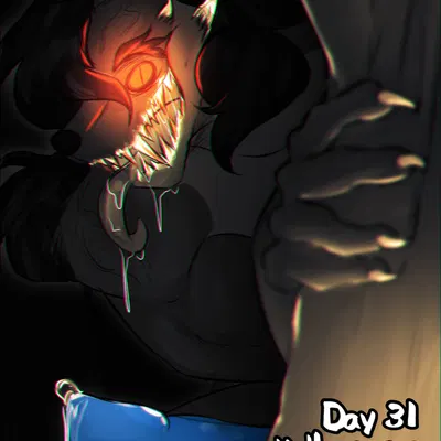 aktiloth (character) (halloween, kinktober) created by aktiloth, lycantrophy