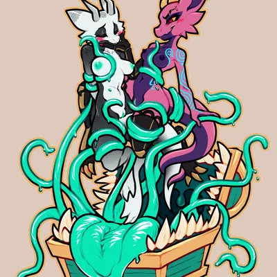 ali vesper (skales), kiz emberscale (dat otter) created by bigmoon206