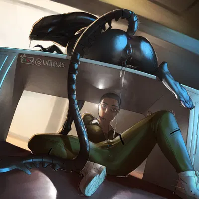 alien (franchise) created by natdraws